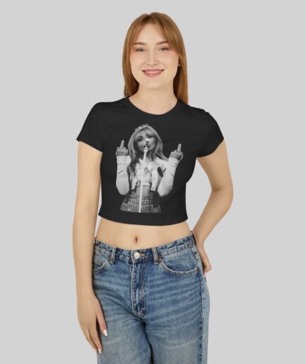 Sabrina Carpenter Merch Baby Crop Top T-Shirt